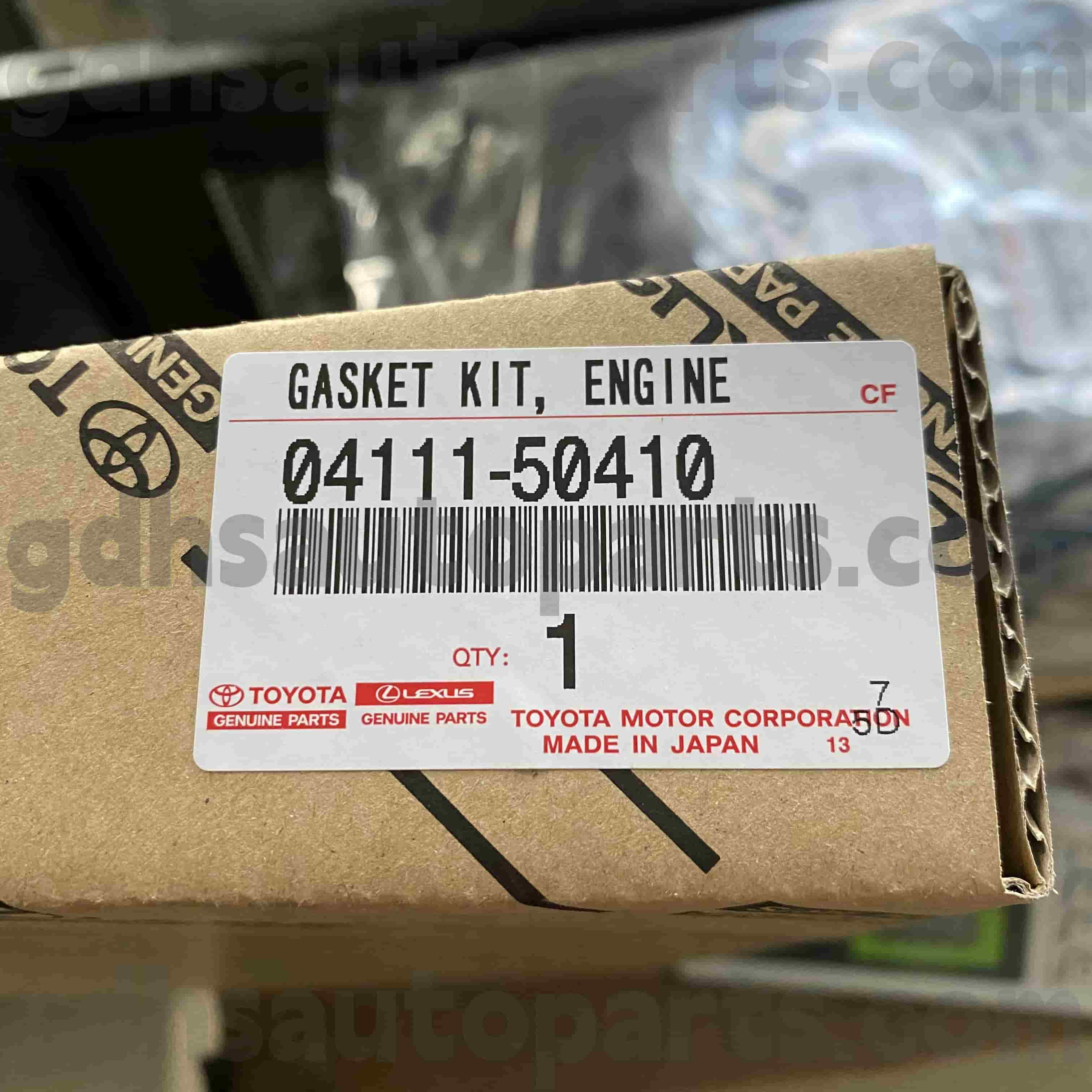 04111-50410 टोयोटा जेनुइन पार्ट्स इंजन ओवरहाल किट लैंड क्रूजर के लिए