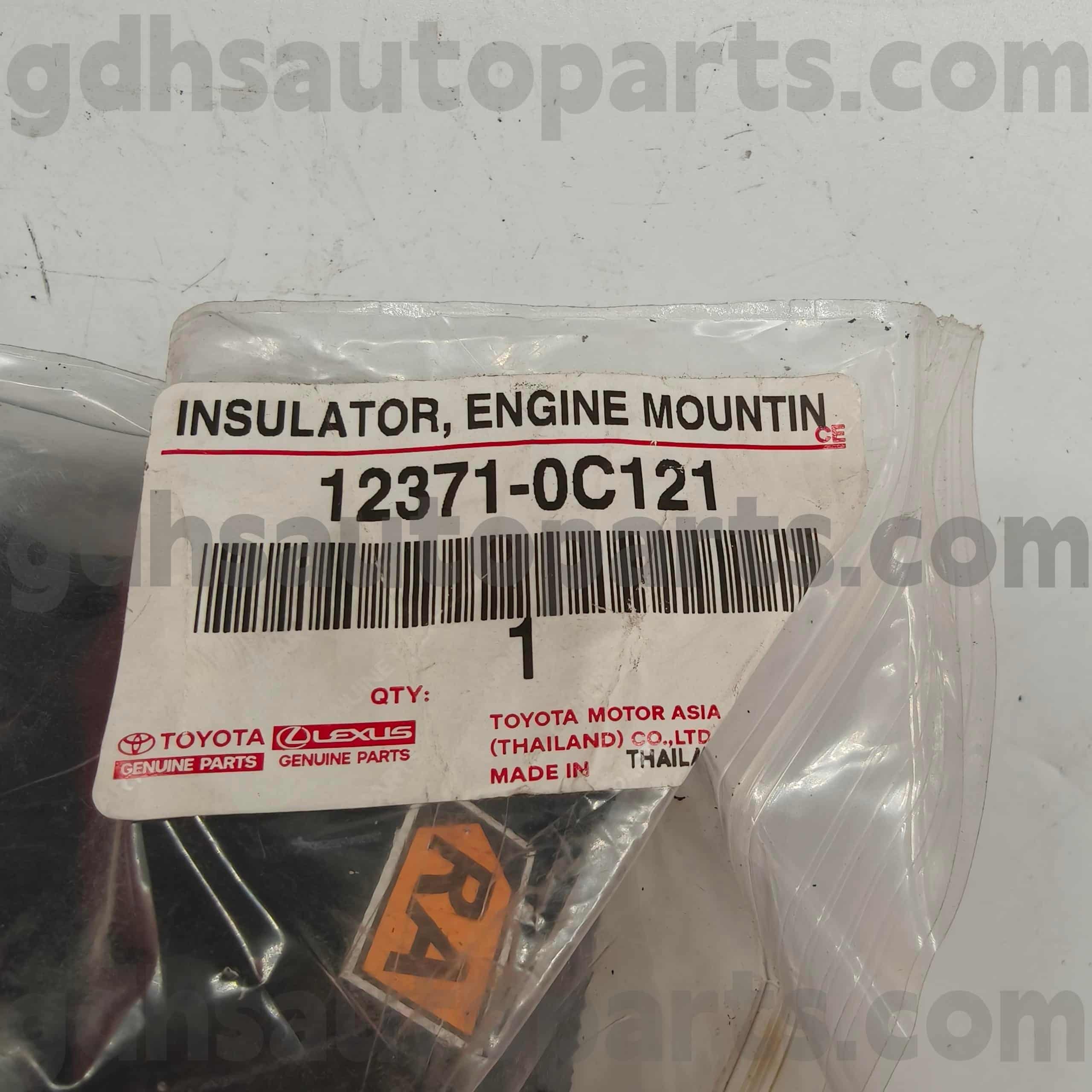 12371-0C121 चेसिस नंबर 2TRFE..TGN26..4FC के लिए टोयोटा असली पार्ट्स शिफ्ट लिंकेज