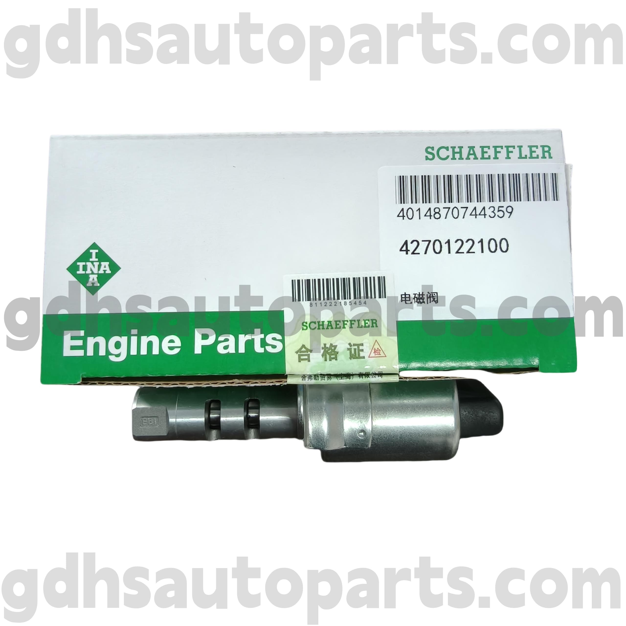 4270122100 SCHAEFFLER INA CAMSHAFT SOLENOID वाल्व रेंज रोवर इवोक, लैंड रोवर फ्रीलैंडर 2, रेंज रोवर ओई नं। LR025652
