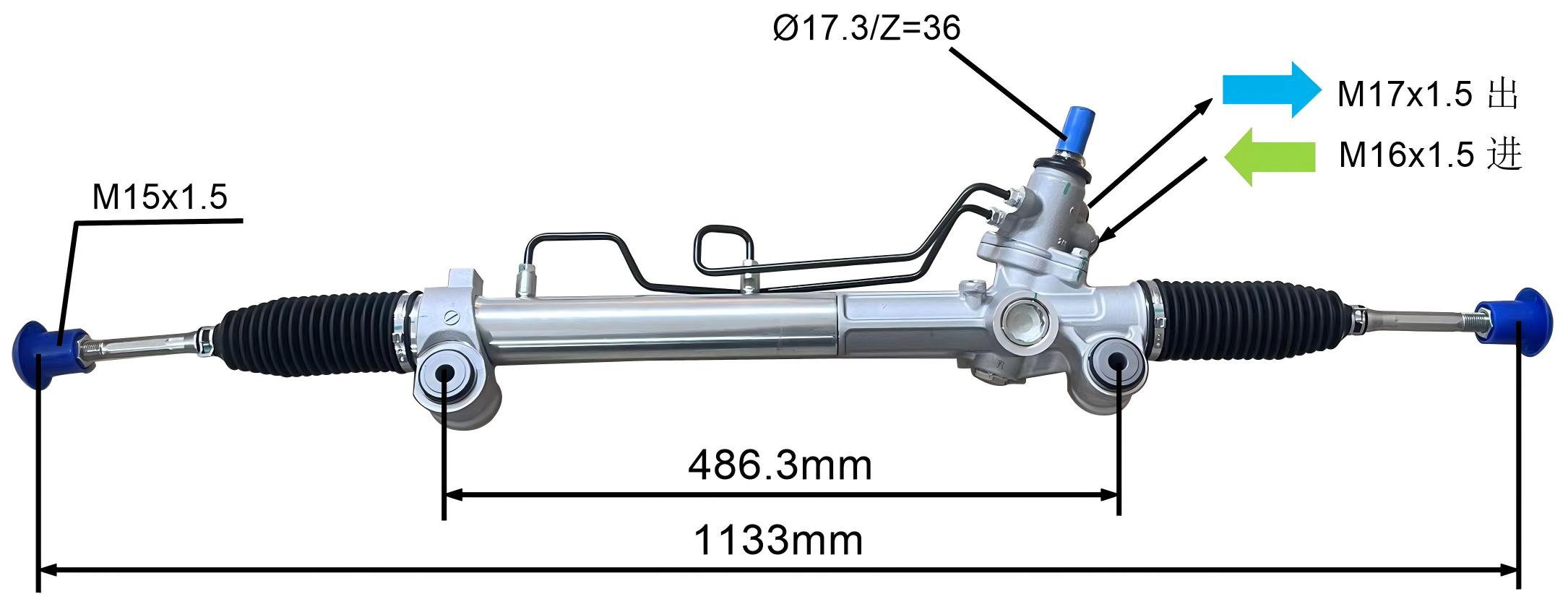 44200-06280 ऑटोमोटिव स्टीयरिंग गियर