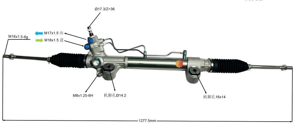 44200-0k721 ऑटोमोटिव स्टीयरिंग गियर