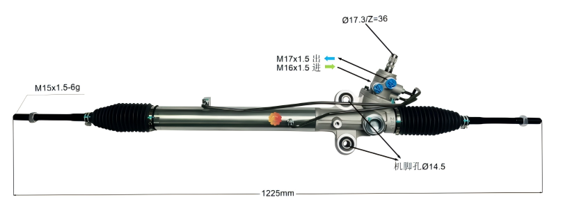 44200-26233 ऑटोमोटिव स्टीयरिंग गियर