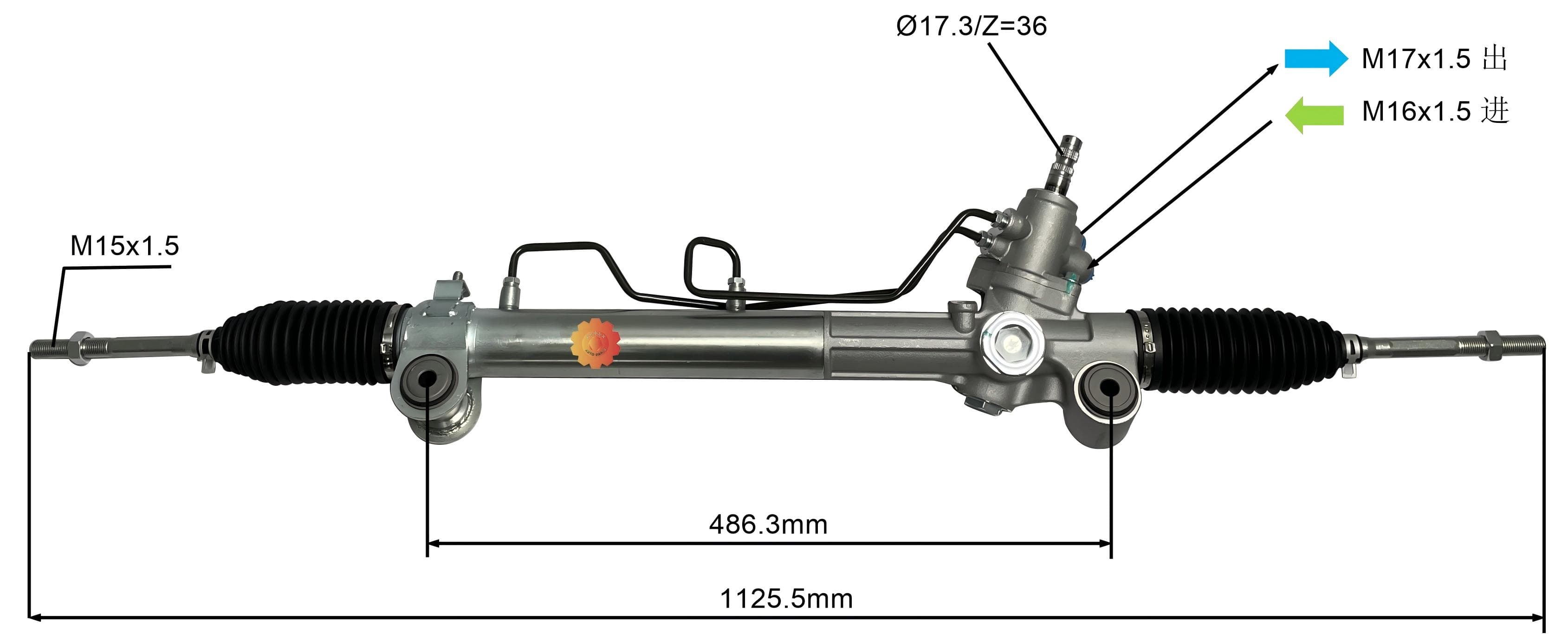44200-33380 ऑटोमोटिव स्टीयरिंग गियर