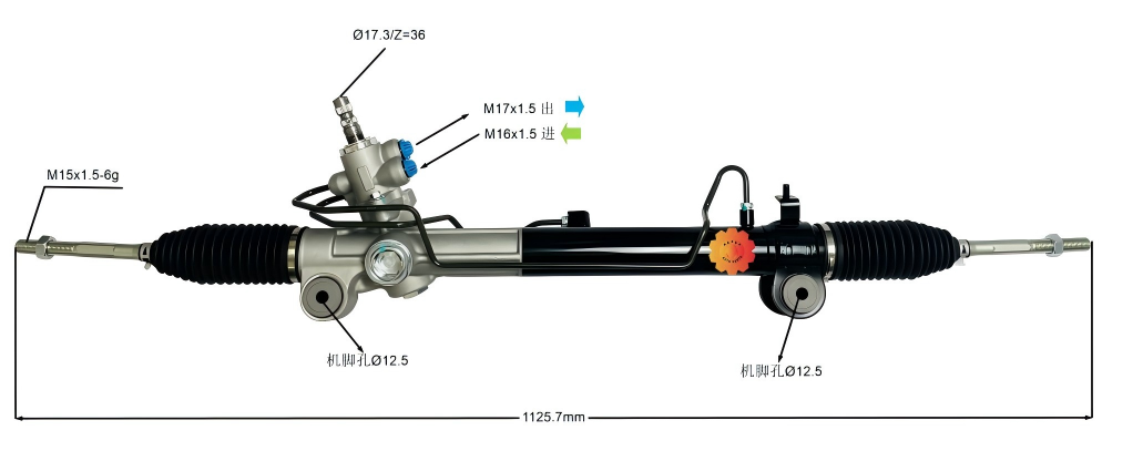 44200-48090 ऑटोमोटिव स्टीयरिंग गियर