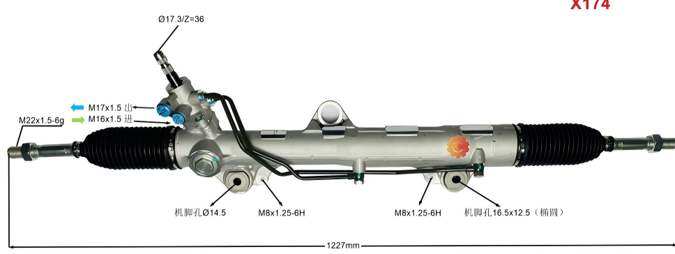 44200-60130 ऑटोमोटिव स्टीयरिंग गियर