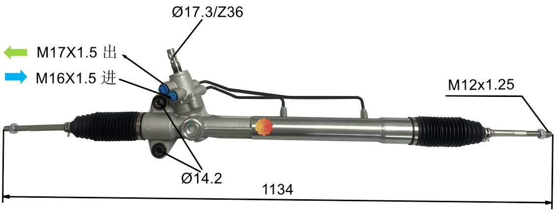 44200-BZ010 ऑटोमोटिव स्टीयरिंग गियर