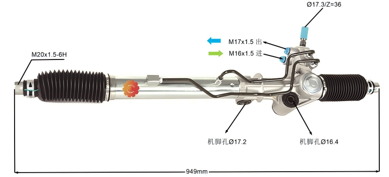 44250-60012 ऑटोमोटिव स्टीयरिंग गियर