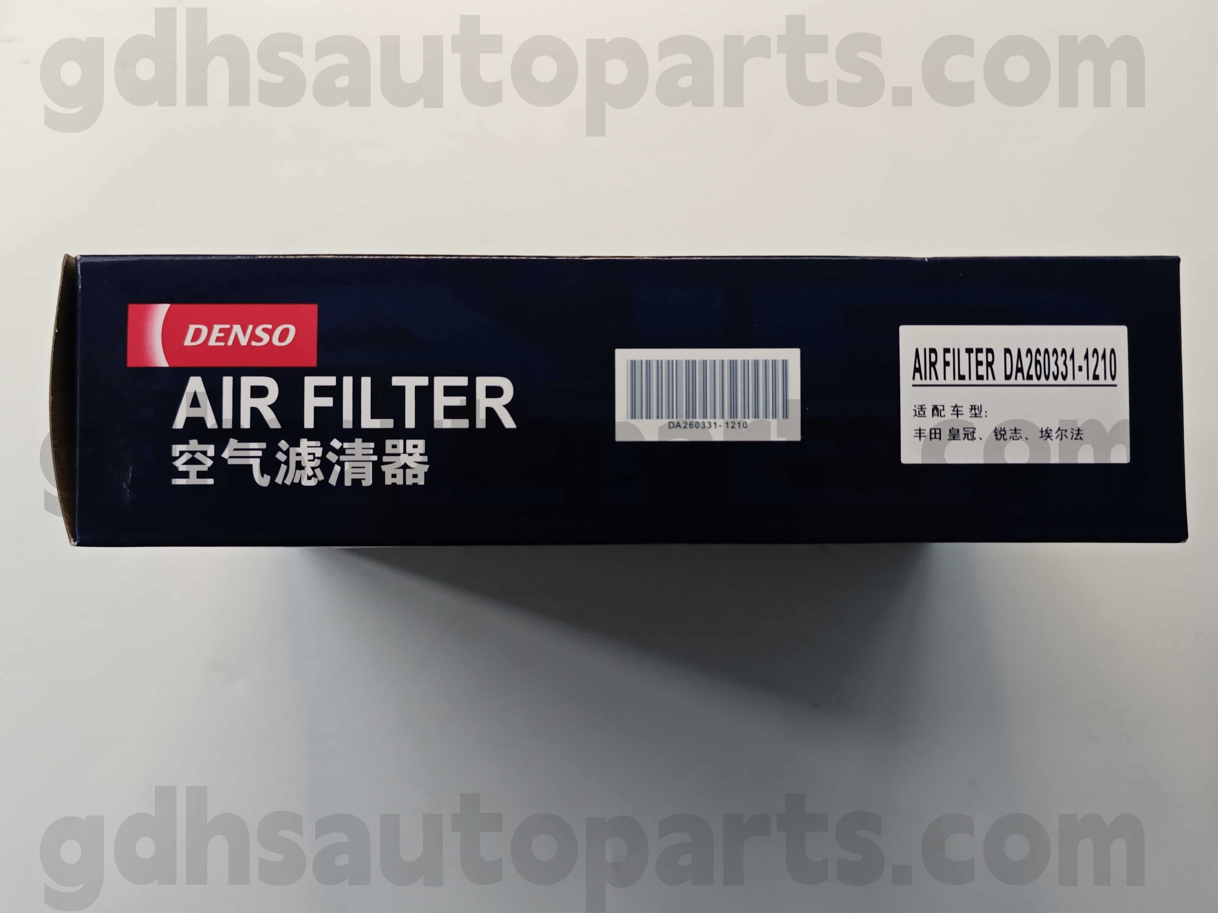 DA260331-1210 टोयोटा वास्तविक भागों एयर फिल्टर OE नं। 17801-AZF16