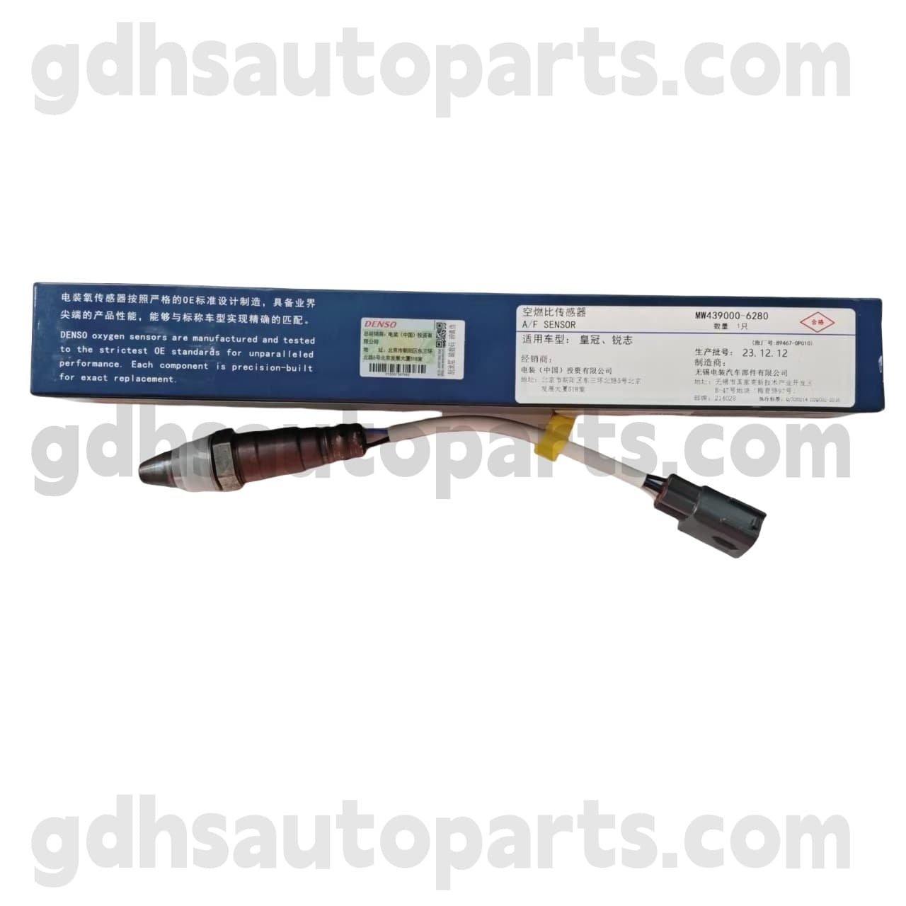 MW439000-6280 TOYOTA वास्तविक भागों के सामने ऑक्सीजन सेंसर Reiz of क्राउन चेसिस नं। GRS218 OE NO। 89467-0P010
